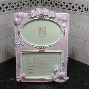 Pink Baby Picture Frame